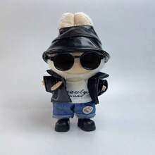 拉布布 (NO Doll) 服装，拉布布 17 厘米娃娃服装，6 件套服装，高档时尚可爱娃娃配饰 - 彩色 - 查看 3