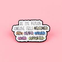 Ghim cài áo tráng men huy hiệu trên ba lô trâm cài quần áo quà tặng trang sức phụ kiện thời trang - NR12387 - Xem 2