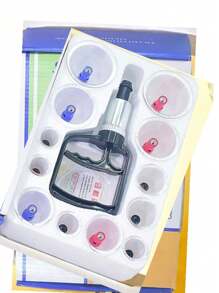 مجموعة كاسات التدليك 24/18/12/6 قطعة، أداة تدليك الأجزاء الجسدية، كاسات التدليك الصينية مع مضخة وشفط، تقليل كتلة الدهون وتهدئة العضلات، تستخدم للتدليك والراحة، تحسين محيط الخصر، علب تدليك الجسم، طالبي الصحة، تحسين الدورة الدموية، تقنيات الاسترخاء، تخفيف الإجهاد، ماساج الجسم المثالي