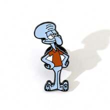 SPONGEBOB 海绵宝宝 1/5 件创意海绵宝宝卡通胸针套装个性化盖瑞蜗牛珐琅别针背包服装首饰金属徽章配饰礼物 - 均碼 - 查看 13