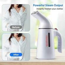 1pc Garment Steamer, Handheld Clothes Steamer, Portable Travel Steam Iron, Portable Garment Steamer, Quick Heating, Multi-Functional Powerful Steamer, Suitable For Home And Travel - View 9
