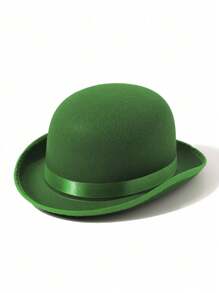 1pc New Magician Top Hat, Black Gentleman Jazz Hat, Korean Fashion Casual Unisex Costume Hat For Halloween - A - View 8