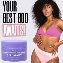 GET-DREAMY Overnight Toning Whip - Firming Whip That Works While You Sleep - Body Firming Cream For Women - Helps Target The Appearance Of Loose Skin On The Body - Purple - View 4