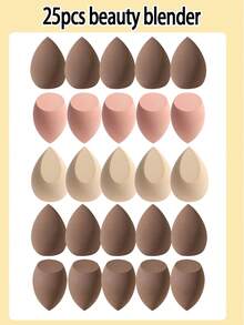 50 件化妆海绵搅拌器、化妆海绵套装、多色化妆海绵、粉底混合美容海绵、干湿两用化妆海绵、乳霜和粉末，打造完美妆容，不含乳胶的干湿粉底妆容，完美打底的粉底，适用于液体、乳霜和粉底，不含乳胶的两用化妆粉扑，适合所有肤质、化妆、便宜、房间装饰、梳妆台、旅行、卧室、化妆配件、粉扑、化妆搅拌器、粉扑、化妆海绵 - 彩色 - 查看 16