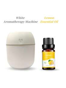 两件套（香薰机+精油），220毫升USB便携式笑脸香薰加湿器喷雾器，10毫升多香精油，适用于家庭、酒店、浴室除臭、香氛、空气清新，持久留香 - 彩色 - 查看 37