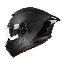 Cascos de motocicleta compactos Crown Racing, casco integral para motocicleta de calle, aprobado por el DOT, modelo lW600 - YH - Ver 14