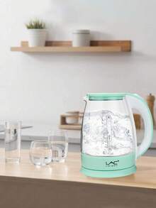 LAC 1pc EU Plug Powered Household Light Green Fast Heating Electric Kettle