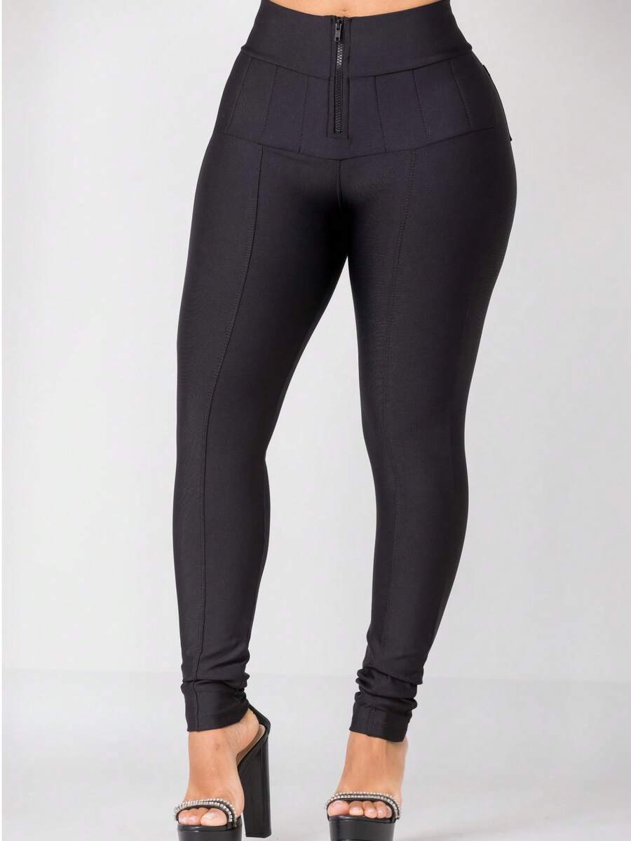 CALÇA LEGGING LIPO MODELADORA SUPLEX SUPER POWER COM BOLSOS