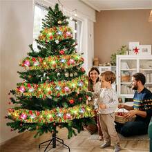 5m Colorful String Lights, Shimmering Christmas Tinsel Garland LED Lights For Christmas Tree, Living Room, Wedding, Party Decorationchristmas Decoration XMAS Decor Christmas Tree Gift Decor Thanksgiving Wedding Home Decor Home Decor Fall Decor Autumn Decor Birthday Decorations For Gifts Party Supplies Indoor Outdoor Garden Holiday Festival Decor Halloween Decor Wall Decor Halloween Ornamentschristmas Decoration XMAS Decor Christmas Tree Gift Decor Thanksgiving Wedding Home Decor Home Decor Fall Decor Autumn Decor Birthday Decorations For Gifts Party Supplies Indoor Outdoor Garden Holiday Festival Decor Halloween Decor Wall Decor Halloween Ornaments