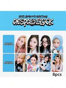 Kpop Skz+Seventenn Aespa Chan,L Ee Know,Changbin,,,S Eungmin,I.N, 人气组合应援卡, K-POP 收藏卡, 新款贺卡, 卡片收藏展示, 流行音乐周边, 盒装装饰卡