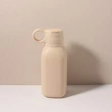 450ML 兒童矽膠吸管水瓶，純色便攜戶外運動水杯 - 彩色 - 查看 15