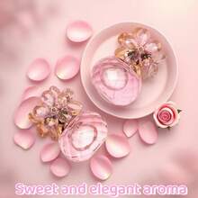 Warm Kiss Floral Fragrance Women's Perfume, Long-Lasting Scent, Rose Floral Aroma, Elegant And Sophisticated, Suitable For Different Occasions Such As Gatherings With Friends, Business Meetings, And Travel