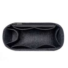 包袋收纳袋 毛毡钱包内衬 女士化妆品收纳袋 隔层 化妆品塑形袋 返校用品 返校必备品 - 深灰色 - 查看 10