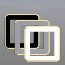 1pc Minimalist Luxury Style, Simple Narrow-Edge Luxury High-End Acrylic Switch Cover With Dimensions Of 86mm X 86mm, Suitable For Switches, Switch-Light Decorative Kits, And Sockets