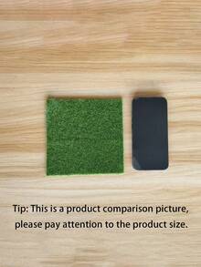 4/8pcs Artificial Grass Mat Square 15X15cm/5.9X5.9in Fake Turf Patch, Green Fake Grass Decor For Crafts, Artificial Garden Grass For Micro Landscape Cottage Miniature Ornament Projects, Model Turf Grass For DIY Fairy Garden Decor Kit, Micro Landscape Craft, Garden Decoration, Perfect Birthday Gift - Green - View 11
