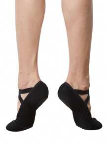 Daydance Women Ballet Shoes Dance Adult Ballet Slippers Soft Sole Professional Canvas Dance Training Shoes For Ballet - Black - View 4