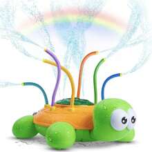 儿童洒水器，儿童花园水上玩具洒水器，适用于户外花园庭院草坪，儿童夏季户外玩具乌龟，恐龙花园水上玩具，适合3 4 5 6 7 8岁男孩女孩礼物 - 多色 - 查看 2