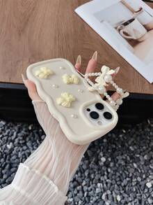 Ốp điện thoại Macaron sóng lớn mới nhất năm 2025 kèm dây đeo cổ tay, tương thích với Samsung Galaxy S25, S24, S24 Plus/S24+, S24 Ultra, S24 FE, S20, S21, S22, S23 và Apple 11/11 Pro/11 Pro Max, 12/12 Pro/12 Pro Max, 13/13 Pro/13 Pro Max, 14/14 Pro/14 Pro Max, 15/15 Pro/15 Pro Max, 16/16 Pro/16 Pro Max, 16E. Thiết kế hình trái tim với dây đeo đi kèm, khả năng chống sốc chuẩn quân đội, vỏ silicon bảo vệ camera và màn hình. Chống nước, chống rơi, chống trầy xước, phiên bản quốc tế, không phải phiên bản nội địa. - trắng - Xem 6