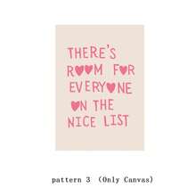 1/3Pcs Heart Quote Print Minimalist Heart Poster Aesthetic Living Room Art Love Wall Decor Feminine Art Print Girly Canvas Painting Optional Frame - A Frameless - View 25