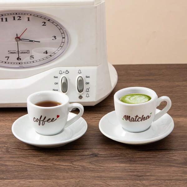 1 peça 65ml/2,3oz xícara de porcelana para café expresso com pires, linda mini caneca de cerâmica para café, xícara de matcha com pires para residências e cafés, xícara de cerâmica para shot de café expresso com pires para cappuccino, café expresso, latte, mocha ou chá