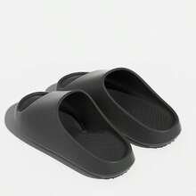 ASHALI Women's Indoor Slippers, Bathroom Waterproof Anti-Slip Slippers, Couples Style - Black - View 5