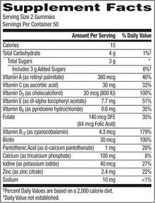 Centrum Women's Multivitamin Gummies, Immune, Energy, Healthy Appearance Support, 100 Count, 50 Day Supply - Hoa quả - Xem 8