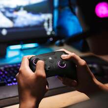 TOPWOLF Double Vibration GAMEPADFOR Switch2/Switch/IOS/Android/Steam RGB Breathing Lighting Wireless Controller Six-Axis Sensor Function Supports Programmable Buttons Macaron Switch Controllers Wireless, With RGB Breathing Lighting, For Switch Lite/Switch Oled/PC/IOS/Android/Steam - Black - View 11