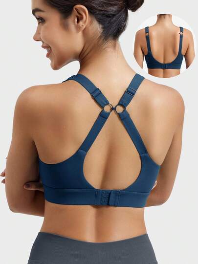 YEOREO Sports Bras For Women Xena Bra Maximum Support High-Impact Workout Gym Running Supportive Padded Bras