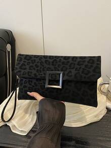 Fashionable Minimalist Casual Clutch Bag For Women, New Solid Color Retro Envelope Purse Coin Pouch