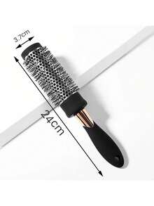 WANMEI Cepillo redondo, cepillo rodillo de aluminio, adecuado para secar con secador el flequillo, cepillo para el cabello rizado y liso de calidad de salón para mujeres, tecnología de calor resistente a los iones de nano, creando rizos profesionales, peinado y una textura brillante. Cepillo redondo, cepillo secador de pelo, cepillo redondo grande, cerdas de nailon, cepillo rizado, cepillo de mujer, peine de mujer - Multicolor - Ver 8