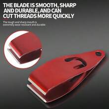 Topline Tackle 1pc Fishing Pliers With Retractable Cord, Line Cutter, Crimping Tool, Equipped With Fishing Retractable Scissors