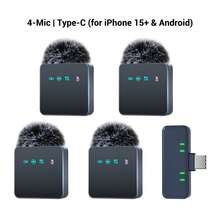 HITOZON 适用于智能手机的专业无线领夹式麦克风，即插即用无线麦克风，带 4 个配件，领夹式麦克风用于视频录制、教学、采访、播客、会议、视频博客、录音、直播 - 黑色 - 查看 13