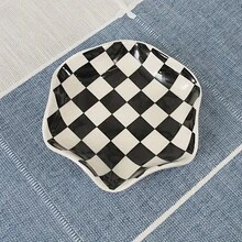 APPKER Ceramic Spoon Rest, 5.3in Black & White Pattern, Heat Resistant Cooking Spoon Holder For Kitchen Countertop, Stove Top, Spatula, Ladle, Coffee Spoon Rest - Multicolor - View 10