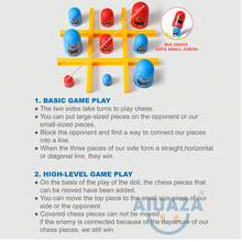 【互动式亲子益智玩具】一套益智玩具，井字棋游戏，策略棋盘游戏，亲子互动游戏，家庭游戏，圣诞节和万圣节礼物益智玩具。 - 彩色 - 查看 6