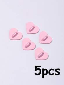 1/5/10pcs Heart-Shaped Metal Snap Buttons, Suitable For DIY Phone Case Lanyards, Phone Straps, In Gold, Silver, Black And Colorful, Phone Case Bag Hardware Accessories, Keychains, Keyring Clips, Smartphone Chains, Handmade Decorative Accessories, Smartphone Lanyards, Leaves No Trace, Compatible With All Android/Apple Series Smartphone Models Such As 17/16/15 Etc.