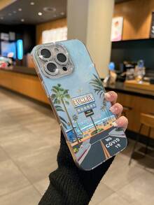 Coastal Road Perforated Camera Phone Case Compatible With IPhone 16 Pro Max, 15/14 Plus, 13, 12, 11 - Fine Hole Vortex - View 4