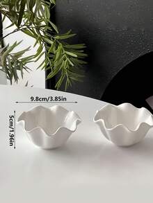 1pc Chinese Tea Snack Plate, Lotus Ceramic Dish, Vintage Home Dry Fruit Plate Set, Candy Snack Tray, Tea Snack Plate, Wooden Serving Tray, Compartment Plate, Ceramic Bowl - Multicolor - View 8