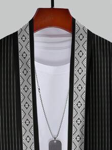 男士龙袍印花防晒，涤纶，休闲夏季风格