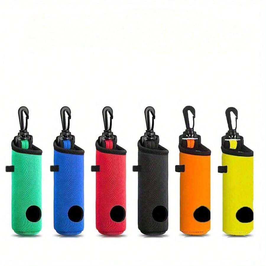 1PC Golf Ball Holder Pouch & Golf Tee Holder, Portable Golf Ball Carry Bag Pouch With Waist Strap, Holds 3 Balls & 3 Tees (Balls/Tees Not Included), For Golfers Practice And Course Use, Golf Accessories, Ideal Golf Gifts For Holidays And Birthdays