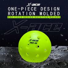 12 件装 X-ACE PRO 40 匹克球，74 毫米一体成型户外匹克球运动
