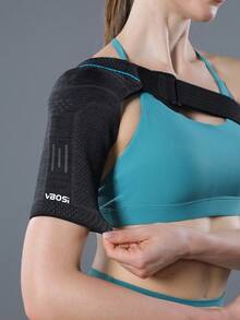 VBOSI Adjustable Left/Right Shoulder Support Brace, Unisex, With Removable Silicone Pad - Shoulder Sleeve Compression Sleeve, Suitable For Sports And Daily Wear - Multicolor - View 20