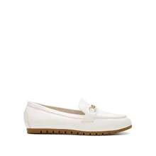 Penny Loafers For Women Casual Comfortable Slip On Flat Lightweight Arch Support Leisure Work Shoes Comfort Walking Driving Dress Shoes - trắng - Xem 3