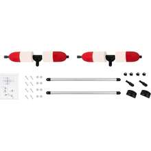 HaroldDol Kayak Outrigger Stabilizer, Kayak Stabilization System, Detachable Outrigger Float Sets, Boat Fishing Standing Float Stabilizer System Set, For Marine Boat Canoe - Red and White - View 9