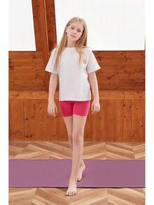 Halloween Kids Costumes Girls Dance Shorts Breathable Bike Shorts Sports Underdress-10Y