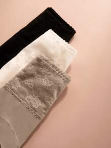 3pcs/Set High Waist Women's Underwear, Fashionable Silhouette, Elegant, Provides Tummy Control And Butt Lift, Panty Perfect Valentine's Day And Christmas Gift - Multicolor - View 5