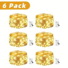 3/6/12pcs LED Chain Light With Three Adjustable Gift Box Decorations, 6.56FT/20LED,Used For Decorating Flowers And Pastries In Small Color Boxes, Home Decoration, Christmas Decoration, Stage Decoration, And Themed Party Decoration