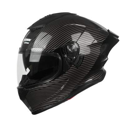  Crown Racing Compact Motorcycle Helmets, Full Face Motorcycle Street Bike Helmet, DOT Approved Model-600
