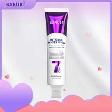 BARUBT 7PRO 2pcs/Set Purple Strength Toothpaste, Teeth Whitening & Enamel Protection, Probiotic Formula For Brighter & Whiter Teeth, Freshens Breath, Maintains Oral Health - Purple - View 3