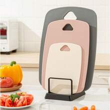 3pcs Cutting Board Set, 3 Color Chopping Boards, Meat & Vegetable Separation, Home Kitchen Fruit & Vegetable Prep Plastic Cutting Boards, Kitchen Supplies