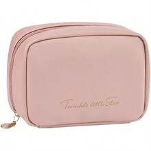 Bolsa de Maquillaje de Viaje para Mujer, Estuches de Viaje para Maquillaje, Bolsa de Cosméticos con Compartimentos - Cc-Rosa - Ver 12